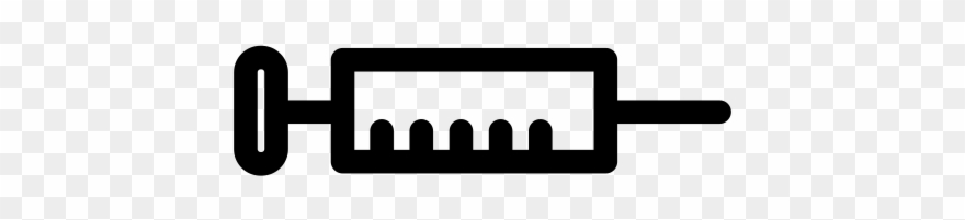 Syringe Rubber Stamp Clipart