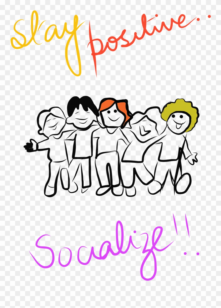 Ld - Stay Positive - Psychology Clipart