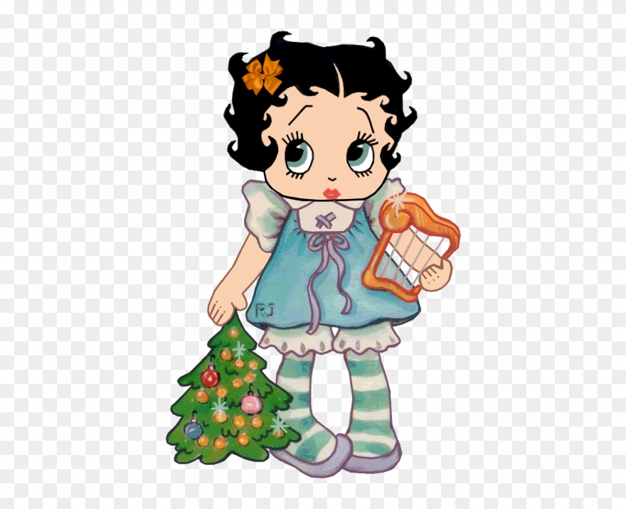 My Xmas Tree - Vintage Strawberry Shortcake Angel Cake Clipart