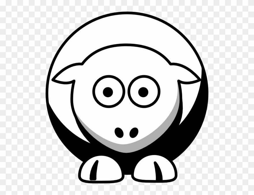 Yellow Sheep Clipart - Png Download