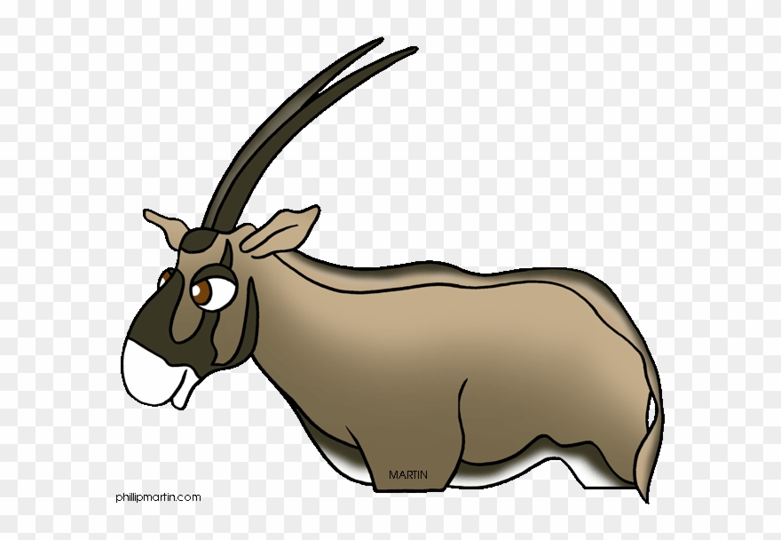 Antelope Clipart Oryx - Oryx Clipart - Png Download