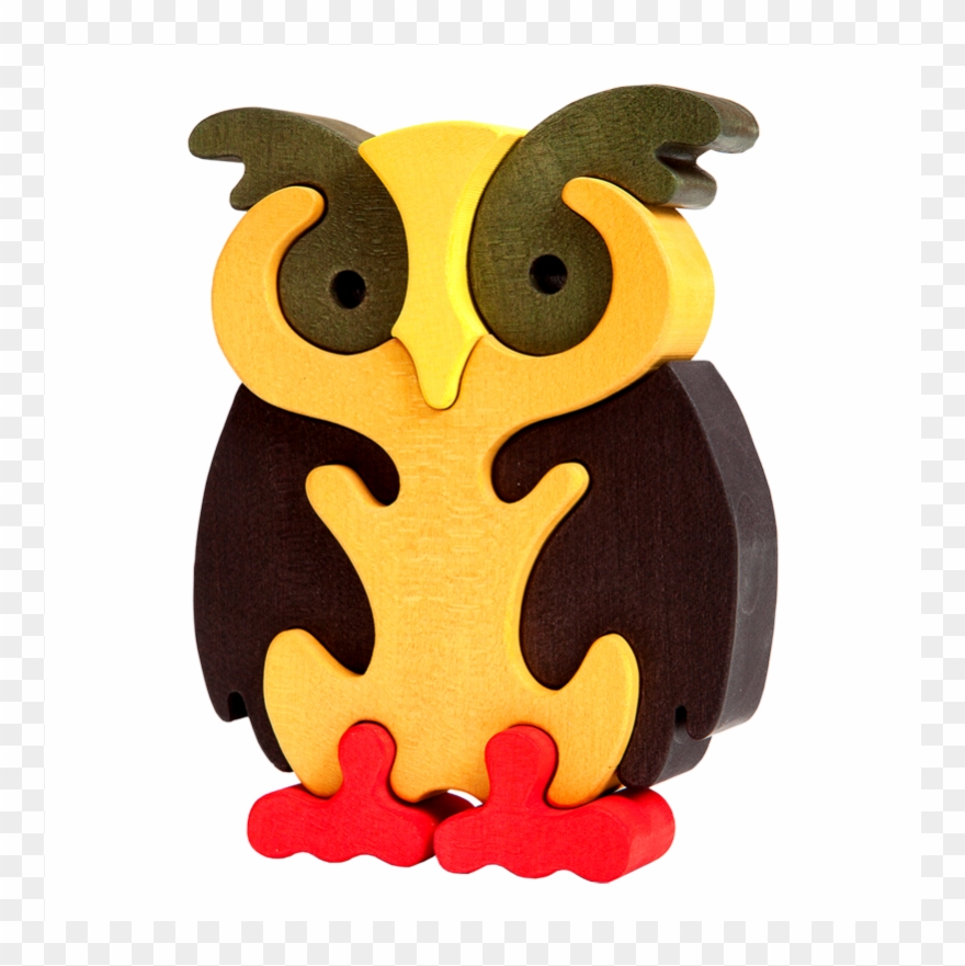 Puzzle Eule - Eulen Holz Puzzle Clipart