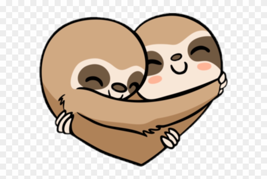 Sloth Heart Clipart