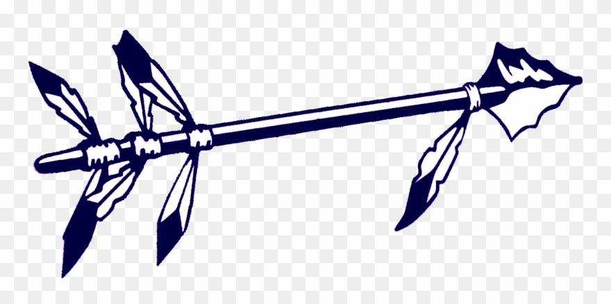 Navy Spear Cut Image - Native American Spears Clip Art - Png Download