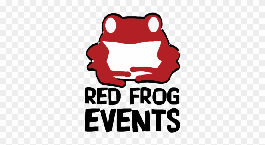 Red Frog Events Logo Transparent Clipart