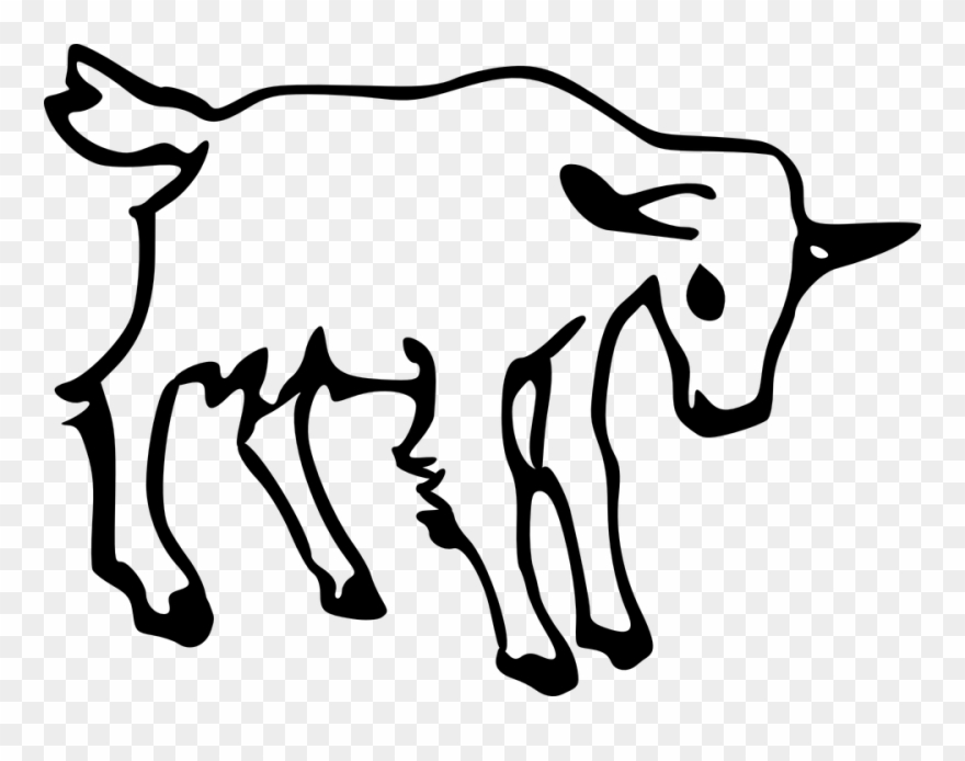 G For Goat Worksheet Clipart