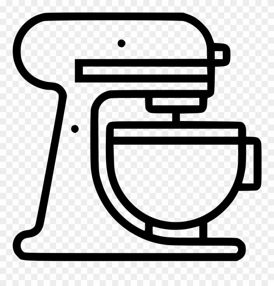 Kitchen Mixer Aid Comments - Clipart Kitchen Aid Mixer - Png Download