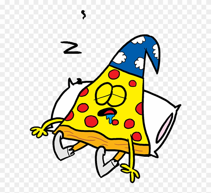 Jon Bergerman How To Eat Pizza Work Illustration - Pizza Friend Jon Burgerman Clipart