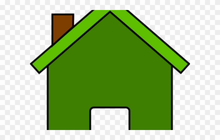 Haunted House Clipart Transparent Background - Green House Clipart Png