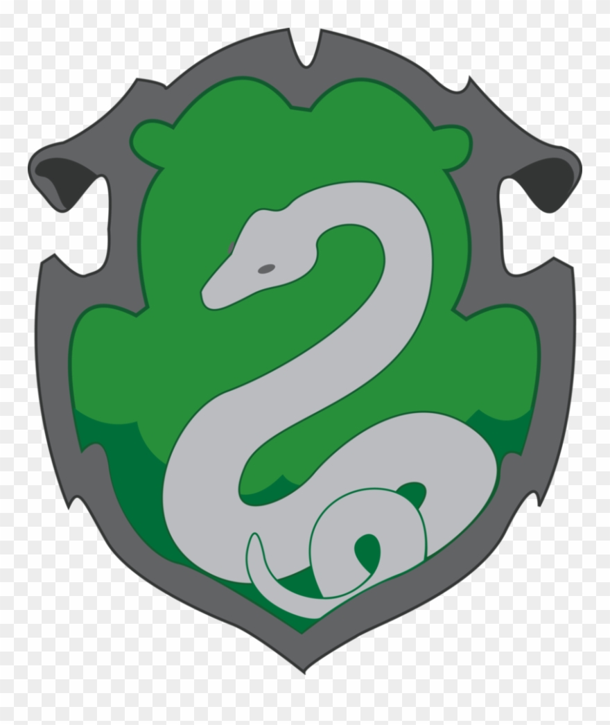 Drawing Scarf Slytherin Clip Art Freeuse Download - Slytherin Crest Easy To Draw - Png Download