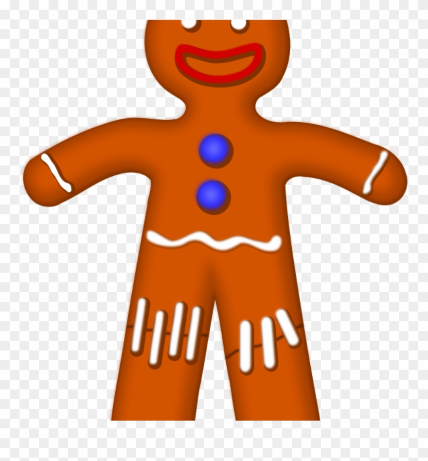 Gingerbread Man Clipart Storybook Gingerbread Man Clipart - Clipart Gingerbread Man - Png Download