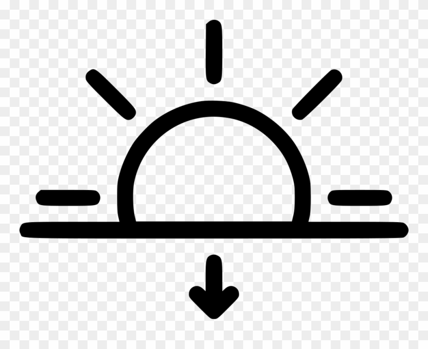 Free Icon Sunset Clipart