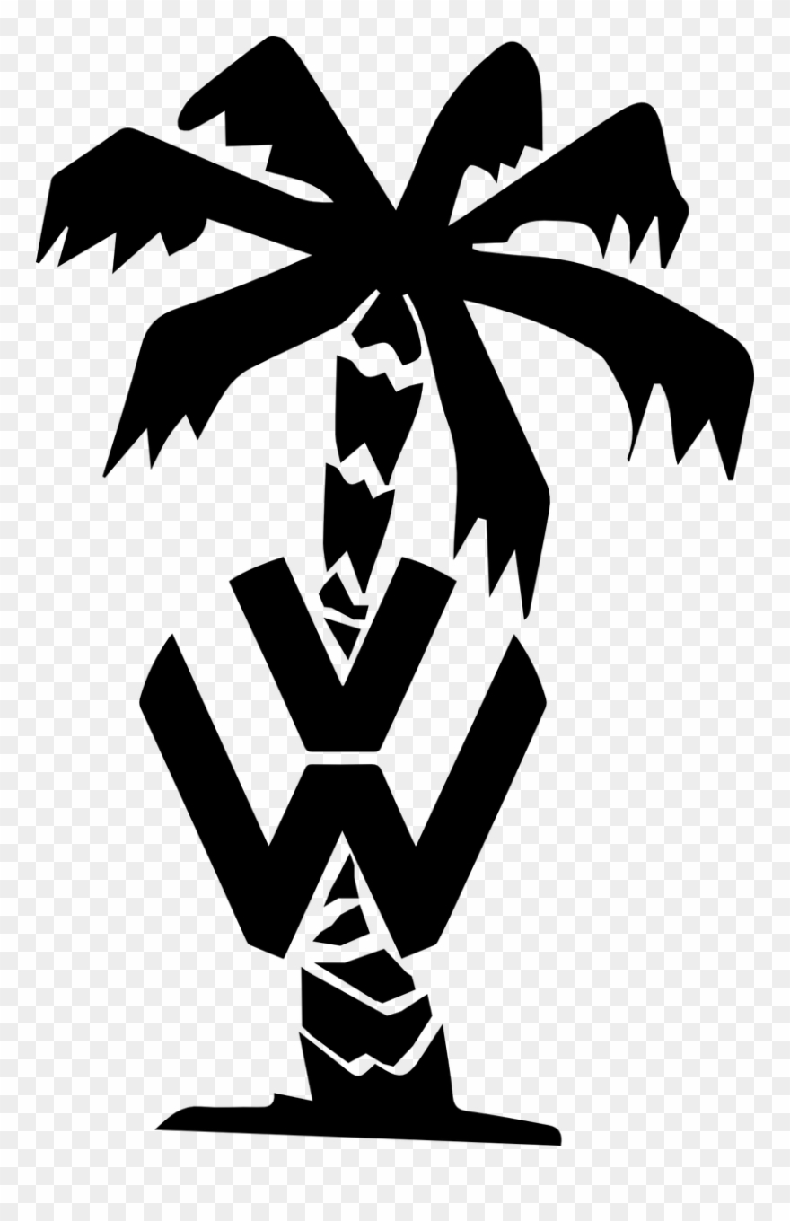 Afrikakorps Volkswagen Logo Palm Png Image - Afrika Korps Clipart