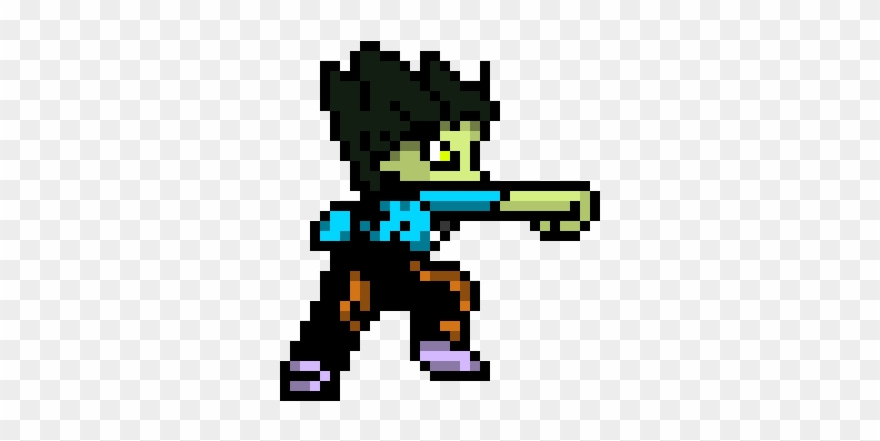 Deci Punch-1 - Pixel Art Punch Animation Clipart
