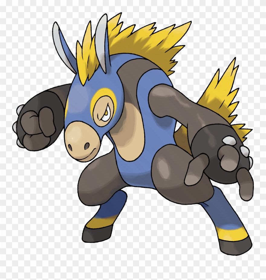 Donkey Clipart Donkey Mexican - Pokemon Sage Luchito - Png Download