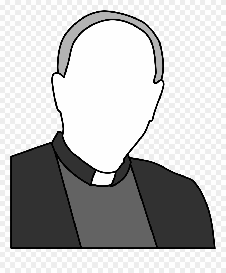 Big Image - Priest Clip Art - Png Download