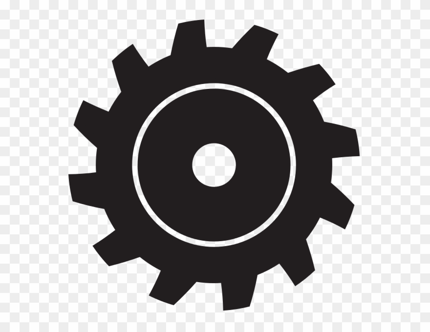 File Gear Shape Black 09 Svg Wikimedia Commons Zero - Engranaje Dibujo Png Clipart