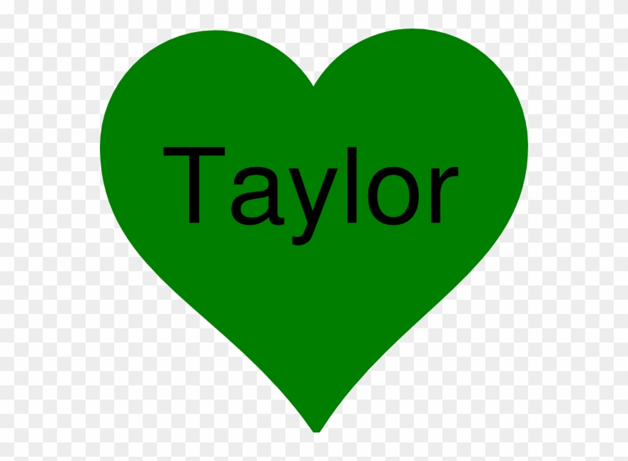 Green Heart Clip Art At Clker - Guitar - Png Download