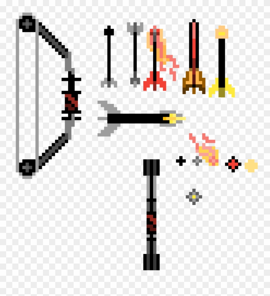 Bow And Arrow Angles - Graphic Design Clipart