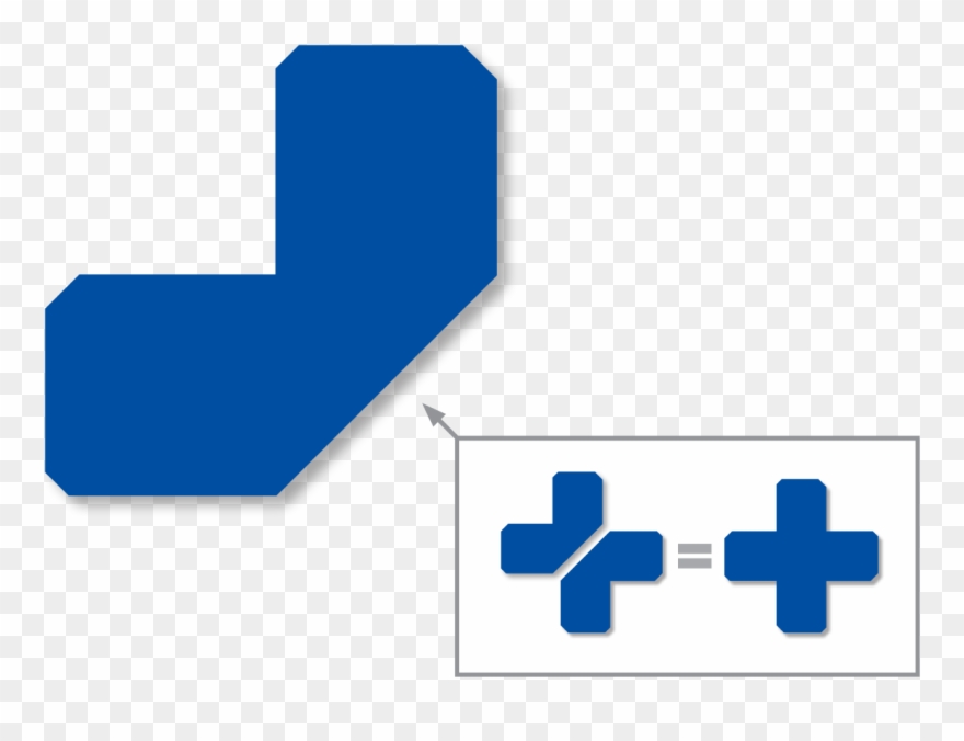 2" Wide Solid Blue Half Angle Or X - Angle Clipart