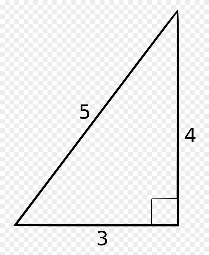 Scalene Triangle Image This Is A - 3 4 5 Üçgeni Clipart