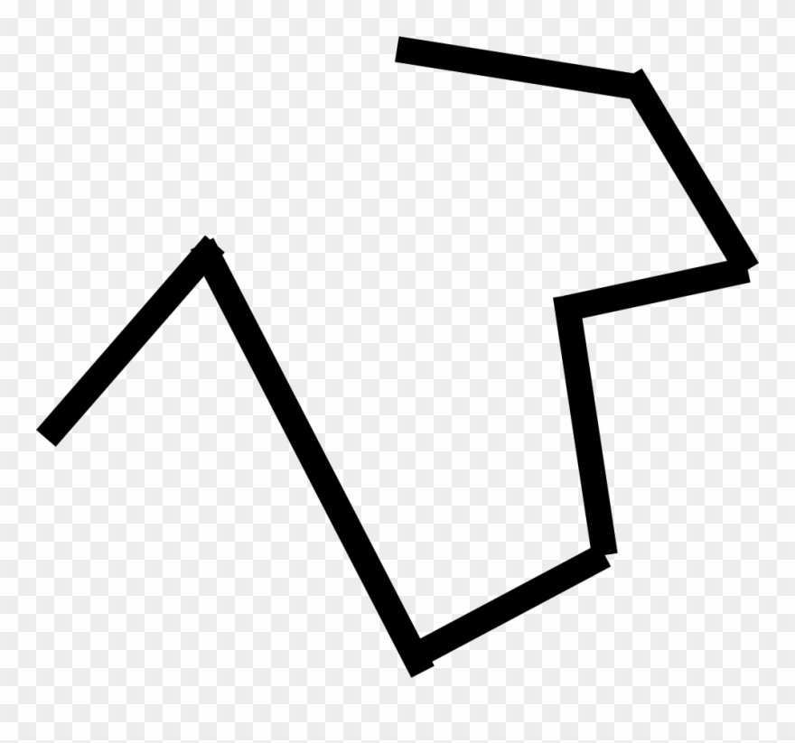 Irregular Line Of Straight Lines And Angles Comments - Linha Irregular Clipart