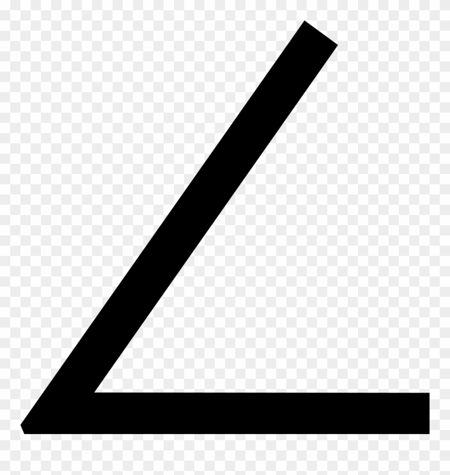 Angle Symbol In Math Clipart