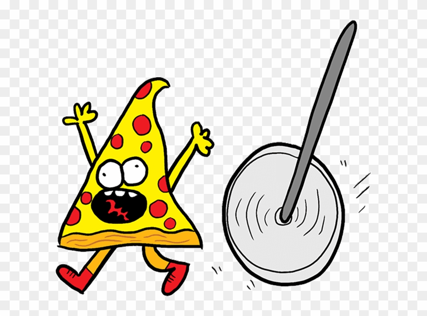 Jon Bergerman How To Eat Pizza Work Illustration - Jon Burgerman Clipart