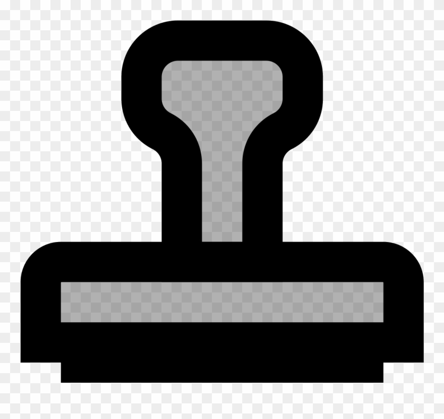 Rubber Stamp Icon - Icon Clipart