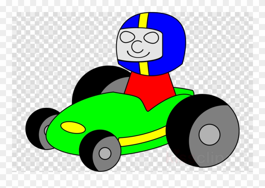 Go Kart Clipart Kart Racing Go-kart Clip Art - Go Kart Drawing Easy - Png Download