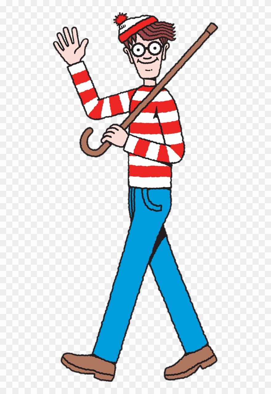 Students In Costume Are Reminded To Being £1 Donation - Where's Waldo Animated Gif Clipart