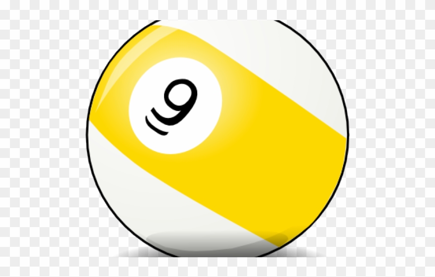 Billiard Ball Clipart Snooker Ball - 9 Ball - Png Download