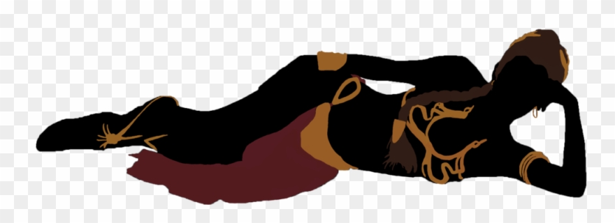 Silhouettes Star Wars Characters Quiz - Princess Leia Slave Silhouette Clipart