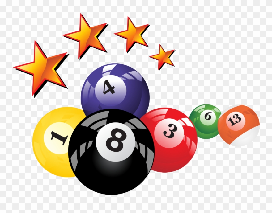 Vector Black And White Library Pool Billiard Ball Table - Billiards Pool Table Png Clipart