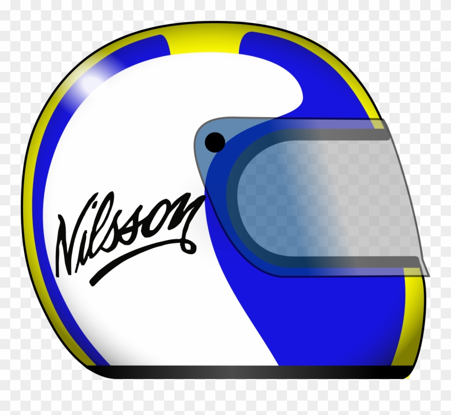 Collection Of Football Helmet Clipart - Gunnar Nilsson Helmet - Png Download