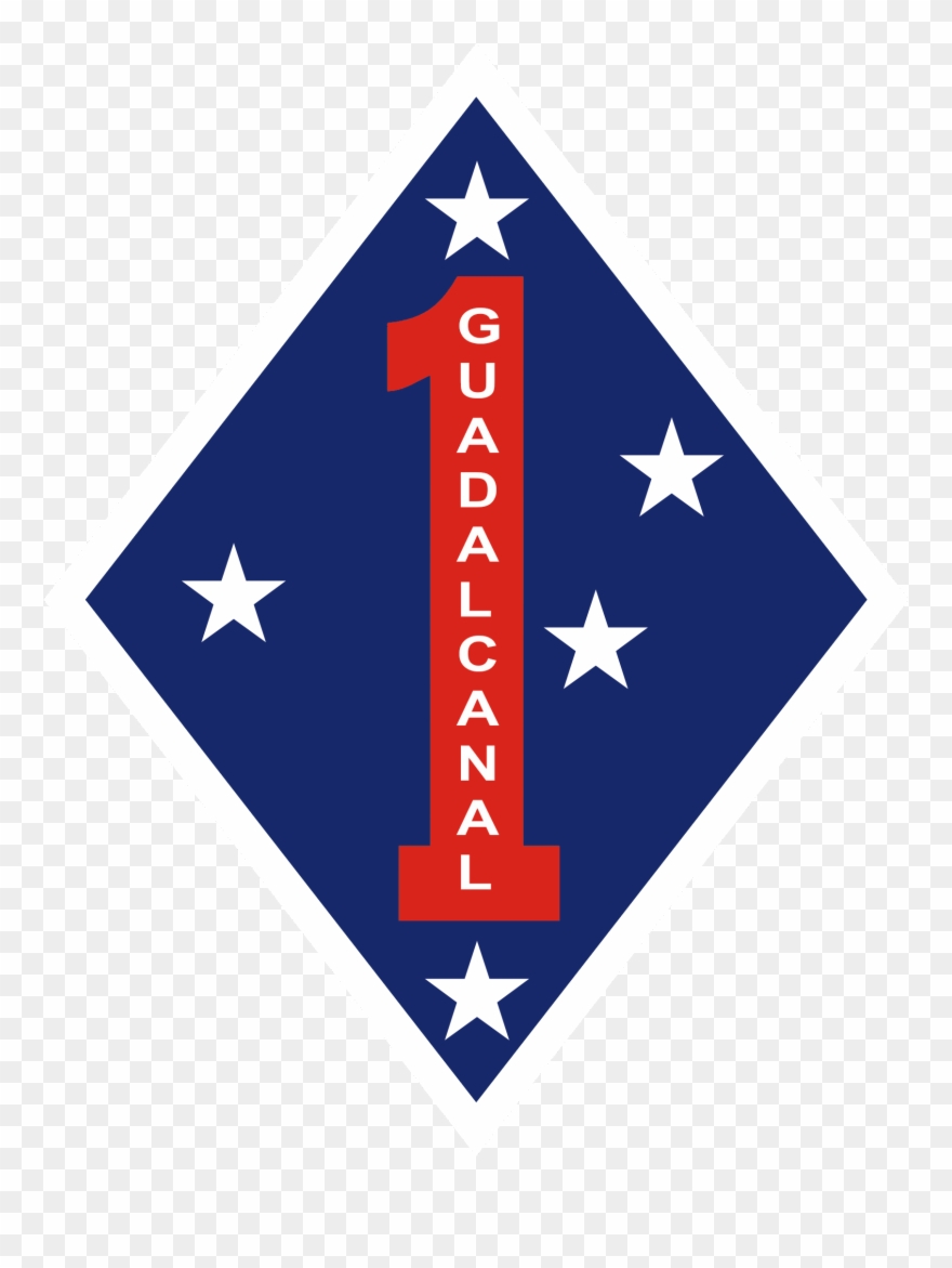 Battalion Insignia I Designed For A Patrol Mission - 1st Marine Division Clipart