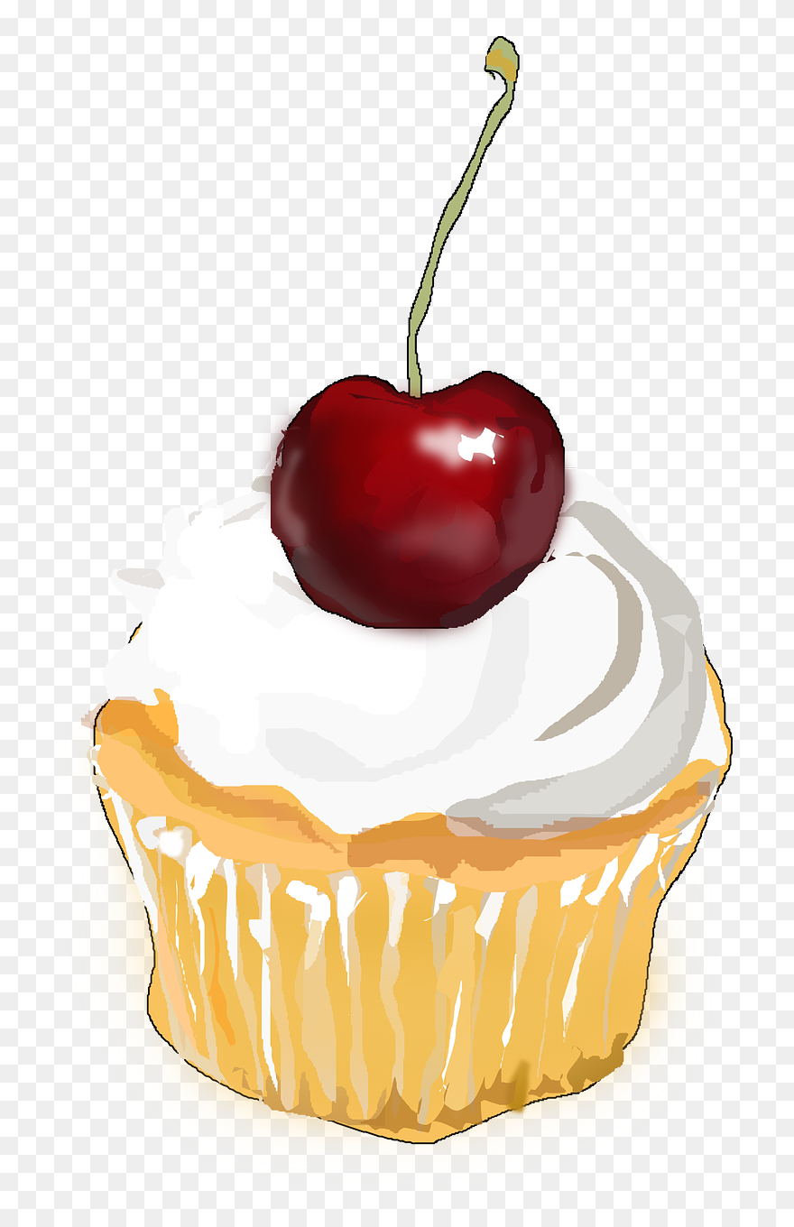 Cupcake Clipart Fruit - صورة كب كيك رسم - Png Download