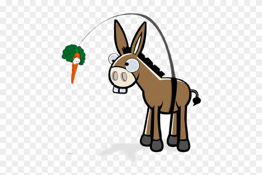 This Is Extrinsic Motivation - Carrot And Stick Png Clipart