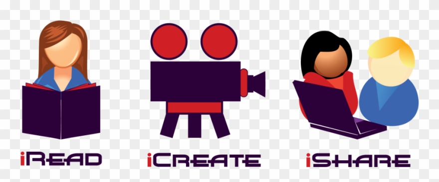 Iread Icreate Ishare, A Reading Incentive Program - Iread Clipart