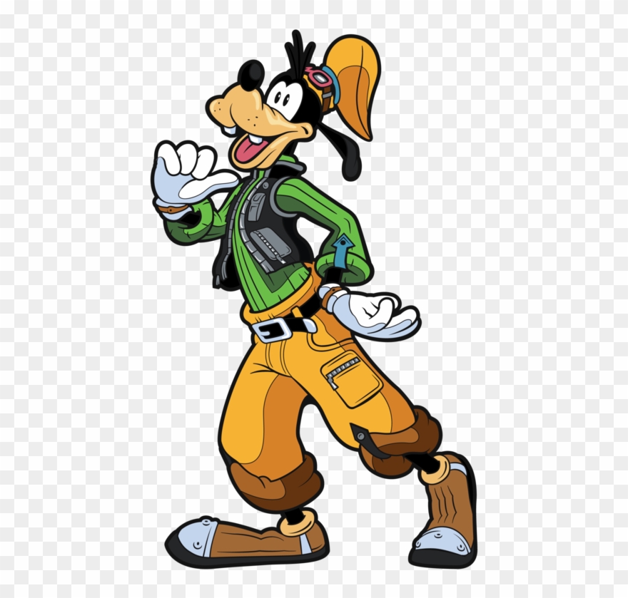 Goofy - Kingdom Hearts Goofy Enamel Clipart