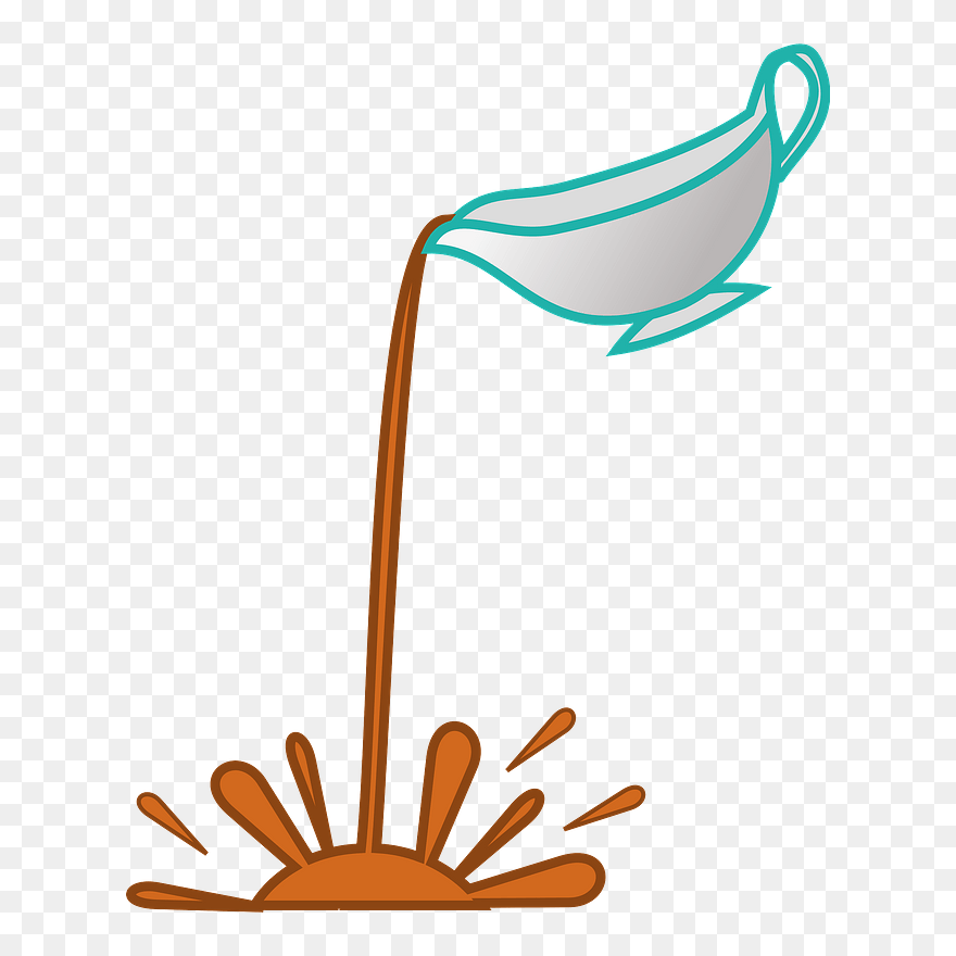 Poured On Earth - Sauce Clipart - Png Download