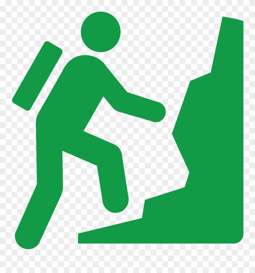 Dedication - Rock Climbing Climber Tile Coaster Clipart