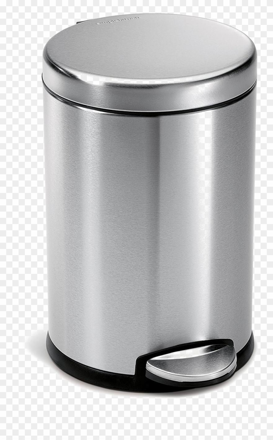 Stainless Steel Trash Bin Clipart