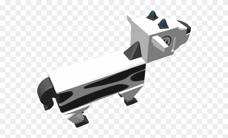 Flying Cow - Illustration Clipart