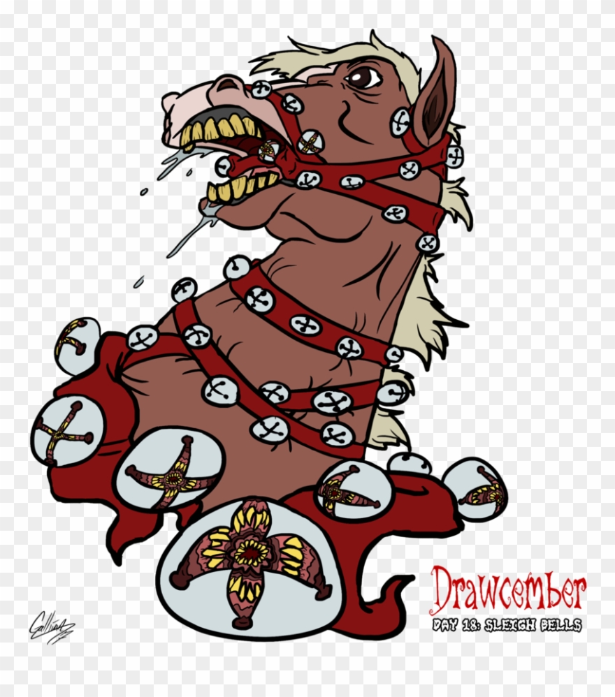Free Sleigh Cliparts - Cartoon - Png Download