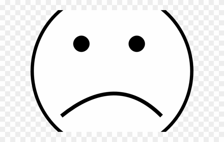 Smile Clipart Unhappy Face - Circle - Png Download