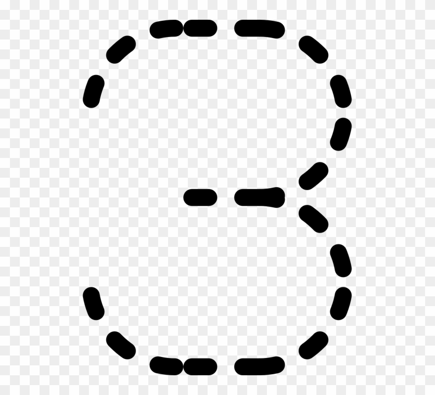 Number 3 Cliparts 6, Buy Clip Art - Tracing Letter S - Png Download