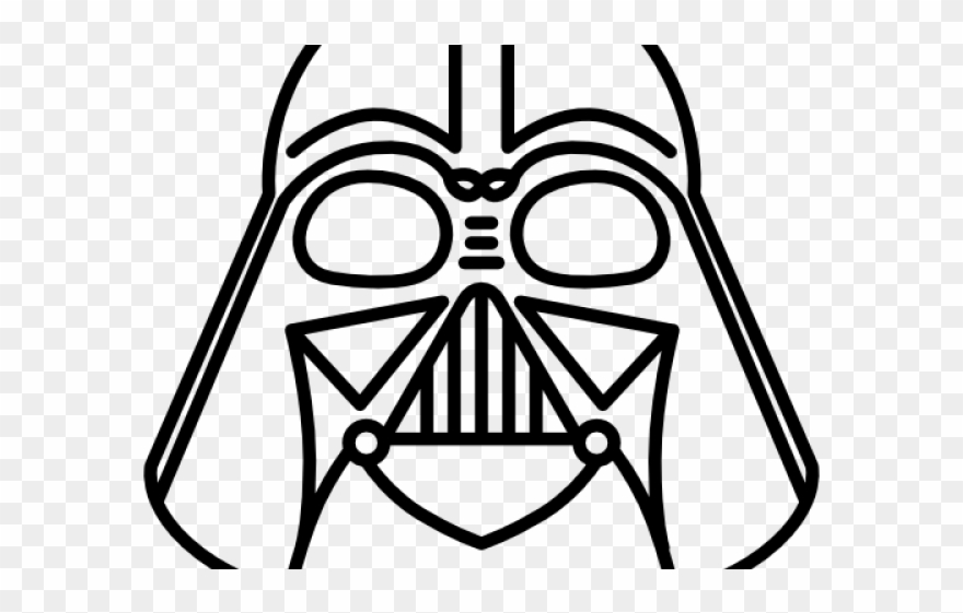 Darth Vader Outline Clipart