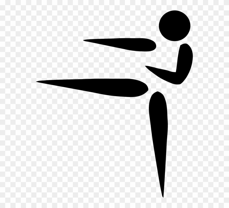 Number 1 Outline Cliparts 28, Buy Clip Art - Olympic Sport Pictograms - Png Download