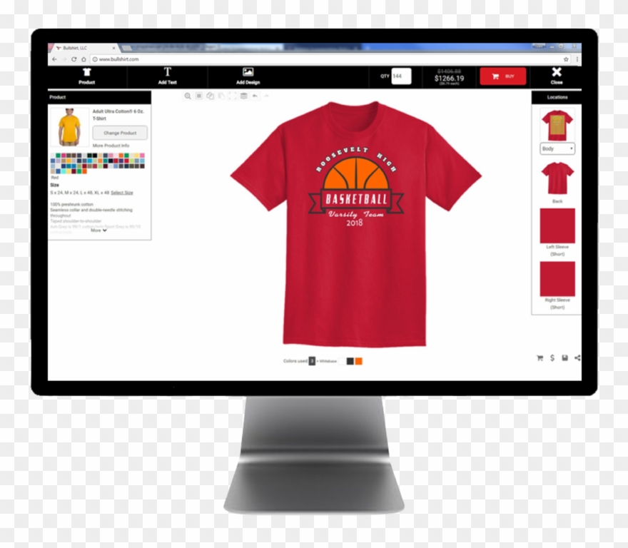 Our Design Lab Makes Custom T-shirts A Snap - Computer Monitor Clipart